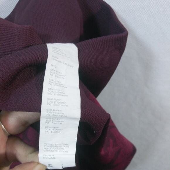 Fabletics Women’s High Waisted Seamless Floral Leggings Size Small - Picture 6 of 7